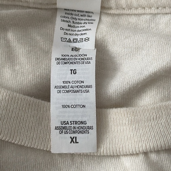 Bella + Canvas Virgo Short Sleeve Astrology Tee Shirt in Cream Women's Size XL - Picture 6 of 6